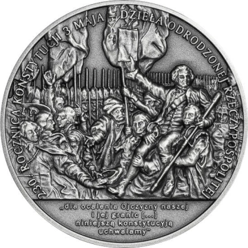 230° anniversario della Costituzione del 3 maggio – opera della rinata Repubblica 50 zł
