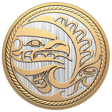 Canada: Il cacciatore placcato in oro 10 once d'argento 2025 Proof