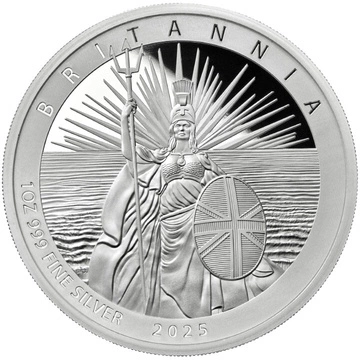 Britannia 1 oncia d'argento 2025 Proof
