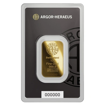 Lingotto d’oro Argor-Heraeus 10 g