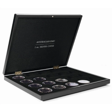 Leuchtturm - Cassetta Emù australiano 20 x 1 oncia d'argento