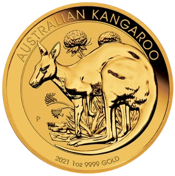Canguro australiano 1 oncia d'oro 2021