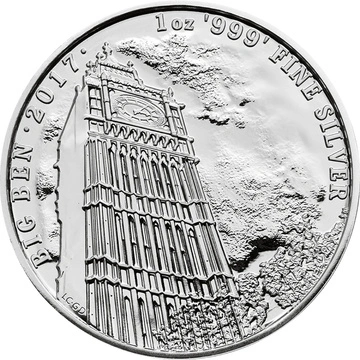 Moneta d’Argento Landmarks of Britain: Big Ben 1 oncia d’Argento 2017