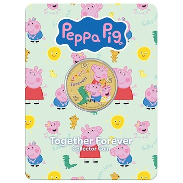 Moneta in bronzo d'alluminio The Perth Mint: Peppa Pig - Together Forever 13,5 g 2026