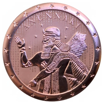 Medaglia Anunnaki 1 oncia di rame 2025