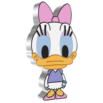 Niue: Disney - Daisy Chibi Coin colorata 1 oncia d’argento 2021 Proof