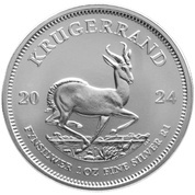 Krugerrand 1 oncia d'argento 2024