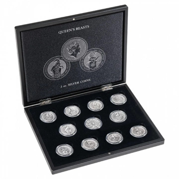 Leuchtturm - Case for 11 coins from the Queen's Beasts 2 oz Silver series