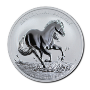Australian wild horse - Brumby 1 oz Silver 2020