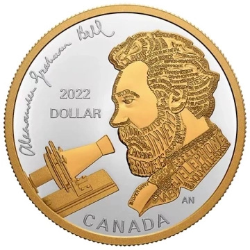 Canada Set: Alexander Graham Bell - Great Inventor 7 silver coins 2022 Proof