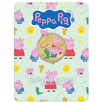Moneta z brązu aluminiowego The Perth Mint: Peppa Pig - Together Forever 13,5g 2026