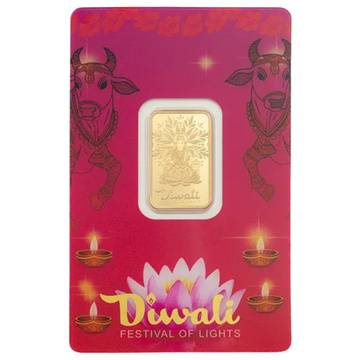 Złota Sztabka Diwali - Festival of Lights 5g Złota Prooflike 2026