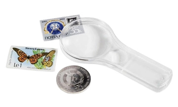 Leuchtturm - Lupa akrylowa z powiększeniem 2,5x i 5x