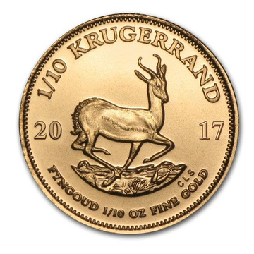 Krugerrand 1/10 uncji Złota 2017