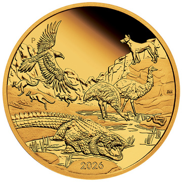 Złota Moneta Wonders of Australia: The Outback 1 uncja Złota 2026 Proof