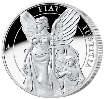 The Queen’s Virtues: Justice 1 uncja Srebra 2022 Proof