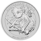 Koala 1000 gramów Srebra 2018