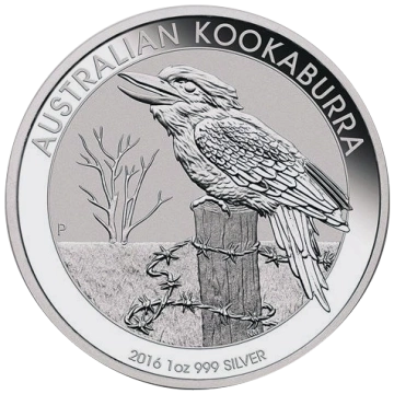 Kookaburra 1 uncja Srebra 2016