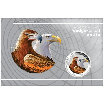 Srebrna Moneta Australian Wedge-tailed Eagle kolorowana 1 uncja Srebra 2026 (w karcie)