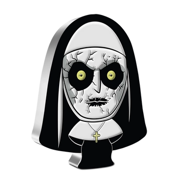 Niue: Horror - The Nun Chibi Coin kolorowany 1 uncja Srebra 2022 Proof