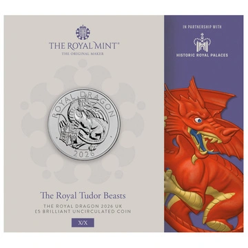 Moneta z miedzioniklu The Royal Tudor Beasts - The Royal Dragon £5 2026