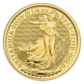  Britannia - King Charles III 1/4 uncji Złota 2023