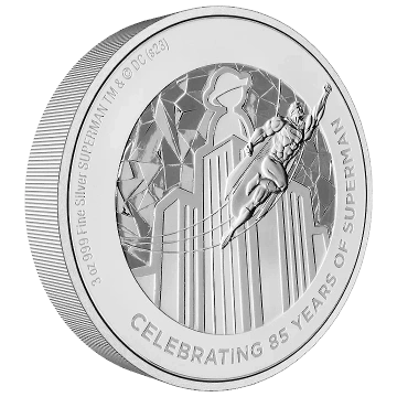 Niue: DC Comics - Superman 85. rocznica komiksu 3 uncje Srebra 2023 Proof