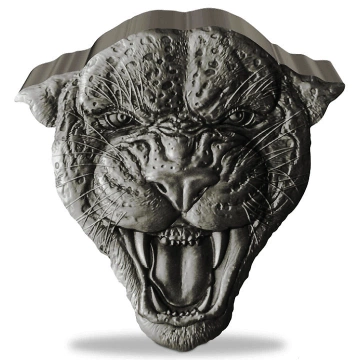 Niue: Fierce Nature - Leopard 2 uncje Srebra 2023 Antique Finish