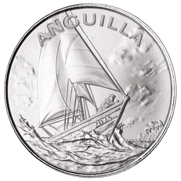 Srebrna Moneta Anguilla: Regatta 1 uncja Srebra 2025