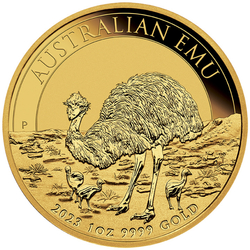 Australijski Emu 1 uncja Złota 2023