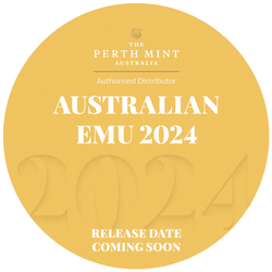 Australijski Emu 1 uncja Złota 2024 MS 70 NGC First Day of Issue