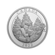 Canada: The Magic of the Season $50 Srebro 2022 Proof 