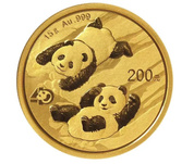 Chińska Panda 15 gramów Złota 2022