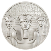 Cook Islands: Legacy of the Pharaohs 1 uncja Platyny 2022 Proof Ultra High Relief