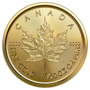 Kanadyjski Liść Klonowy 1/20 uncji Złota 2023