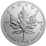 Kanadyjski Liść Klonowy 1 uncja Srebra 2013