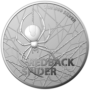 Najniebezpieczniejsze stworzenia Australii: Redback Spider 1 uncja Srebra 2020