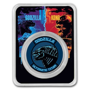 Niue: Godzilla 1 uncja Srebra 2021 Kolorowany