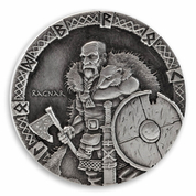 Niue: Vikings - Ragnar 2 uncje Srebra 2015 Proof Antiqued Coin 