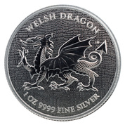 Niue: Welsh Dragon 1 uncja Srebra 2022