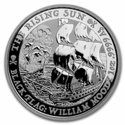 Tuvalu: Black Flag - The Rising Sun 1 uncja Srebra 2022