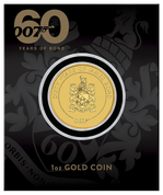Tuvalu: James Bond 60. rocznica filmu - Family Crest 1 uncja Złota 2022 (moneta w karcie)