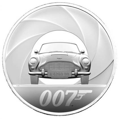 James Bond 007 10 uncji Srebra 2021 Proof Special Issue