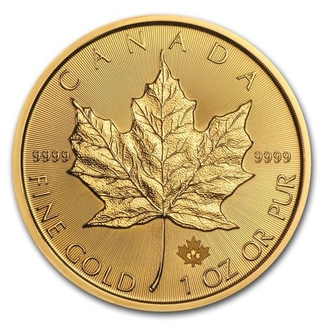 Kanadyjski Liść Klonowy 1 uncja Złota 2015