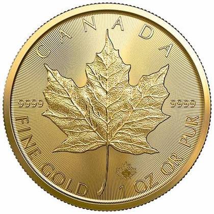 Kanadyjski Liść Klonowy 1 uncja Złota 2022