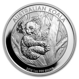 Koala 1 uncja Srebra 2013