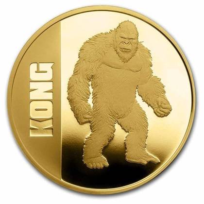 Niue: King Kong 1 uncja Złota 2021