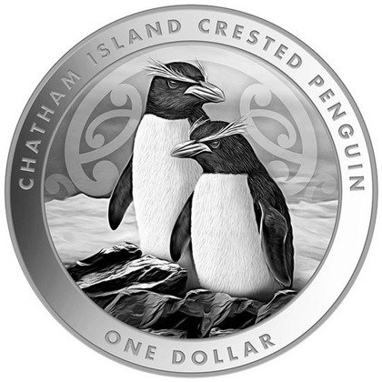 Pingwin Czubaty 1 uncja Srebra 2020