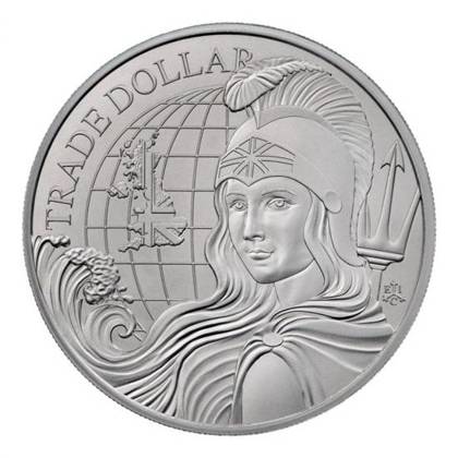 St Helena Modern British Trade Dollar 1 uncja Srebra 2022