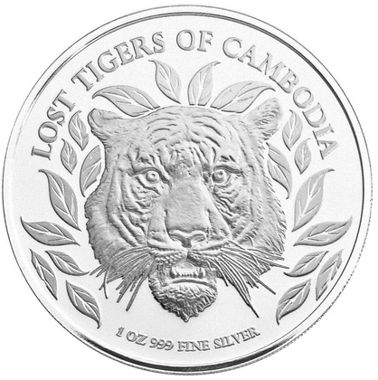 The Lost Tigers of Cambodia 1 uncja Srebra 2022
